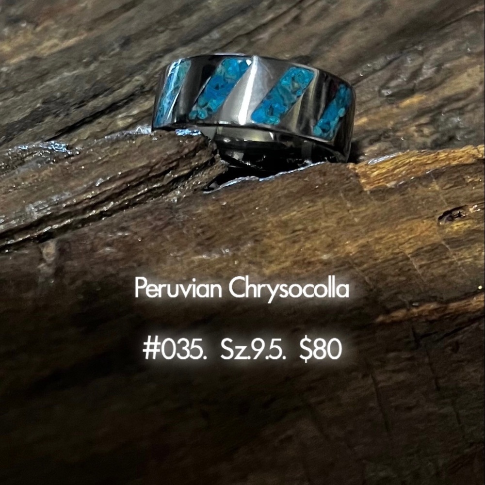 Handmade inlay ring